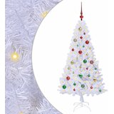  Umjetno božićno drvce Bijela 150 cm PVC i čelik | shoptok.hr