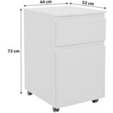  PREDALNIK NA KOLESCIH bela | Shoptok.si