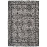 Kayoom RAVNO TKANA PREPROGA Iglesia 300 Grau / Schwarz 160/230 cm tkano siva, črna | Shoptok.si
