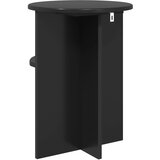 Bocni stol Crni hrast Ø 39,5 x 55 cm Konstruirano drvo | shoptok.hr