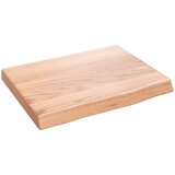  Zidna polica svjetlosmeđa 40x30x(2-4) cm obrađena hrastovina | Eponuda.ba