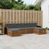  Set vanjskih sofa 6 kom. Čvrsto drvo akacije | shoptok.hr