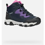 Geox Dark Blue Girls' Magnetar B ABX Sneakers - Girls | Shoptok.si