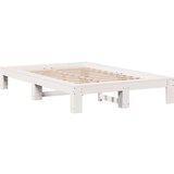 vidaXL Okvir kreveta bez madraca bijeli 120 x 190 cm masivna borovina | shoptok.hr