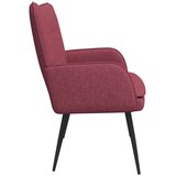 SOFA za dvije osobe boja crnog vina 115 x 61 x 87 cm tkanina | shoptok.hr