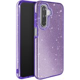 AVIZAR Ovitek za Galaxy A17, dvomaterialna zasnova in bleščeč zaključek, Vijolična, (5000190470) | Shoptok.si