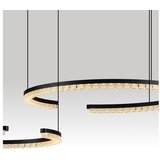 Nova Luce Mat črna aluminijasta LED zatemnitvena viseča svetilka Greamy – | Shoptok.si