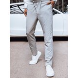DStreet Spodnie męskie chino jasnoszare | ePonuda.com