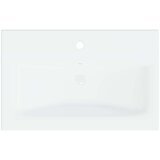  Ugradbeni umivaonik sa slavinom 61x39x18 cm keramički bijeli | shoptok.hr