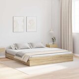  Krevet s ladicama Sonoma hrast 180 x 200 cm Konstruirano drvo | shoptok.hr