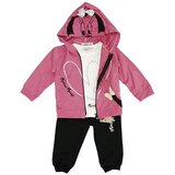  Komplet za bebe 1072, Crno-roze Cene