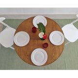 Ragaba Okrugao proširiv blagovaonski stol s dodatnom pločom u dekoru hrasta ø 90 cm Jubi – | shoptok.hr