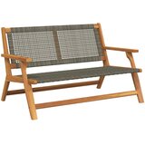  Vrtni namještaj Siva 122 x 78 x 73 cm Čvrsto drvo akacije | shoptok.hr