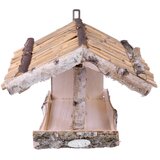 Esschert Design Lesena stenska krmilnica za ptice višina 24,5 cm | Shoptok.si