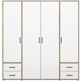 Rauch Möbel OMARA S KLASIČNIMI VRATI, bela, hrast artisan | Shoptok.si