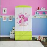 HAPPYKIDS GARDEROBNA OMARA DREAMY VILA (VE BARV)-Zelena Cene