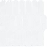  Pernata pločica 10 pcs Bijela 30 x 30 cm Poliuretan i PET | shoptok.hr