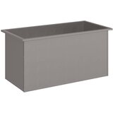  Vrtna posuda za sadnju s LED svjetlom Rđa 50 x 100 x 48 cm Slike