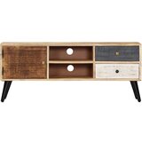 Maison Chic TV omarica - TV stojalo - Televizijska omarica 115x30x47 cm trden mangov les, (21701631) | Shoptok.si