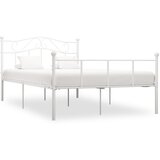  Posteljni okvir bel kovinski 120x200 cm | Shoptok.si