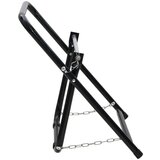  Voziček za kolut za cev 48 cm 45 kg črno prašno lakirano jeklo | Shoptok.si