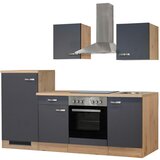 Flex-Well Kuhinjski Blok Z Aparati Shadow, Siva, Barva Hrasta | Shoptok.si