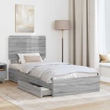  s od storage Siva Sonoma 100 x 200 cm Konstruirano drvo | shoptok.hr