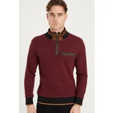 Dewberry 1039 MEN'S SWEATSHIRT-BURGUNDY