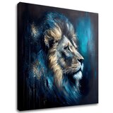 Dekorativna Slika na platnu - premium art - lion's strength and grace () | shoptok.hr