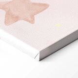  Slika - Joyful Sky - Yellow Cheerful Stars with a Rainbow Against the Phases of the Moon in a Light Beige Sky Hue 60x40 Na talij | shoptok.hr