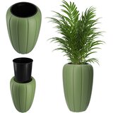KADAX Visok vrtni cvetlični lonec + vložek Zelen 60 cm Plastika, (5000350886) | Shoptok.si