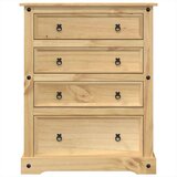  Ladičar Corona 92 x 48 x 114 cm od masivne borovine | shoptok.hr