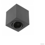 Gtv stropna svetilka aveiro bis 1xGU10 230V IP20 oglata, črna | Shoptok.si