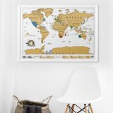  Brisalni zemljevid sveta | Shoptok.si