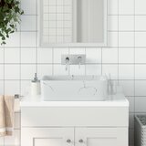 vidaXL Nadgradni umivaonik bijeli pravokutni 46x35 5x13 cm keramički | shoptok.hr