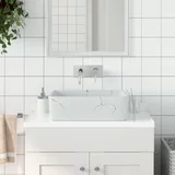 vidaXL Nadgradni umivaonik bijeli pravokutni 46x35 5x13 cm keramički