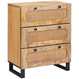  Strani šal 2 pcs Rjava 60 x 33 x 75 cm Masiven les manga, (5000155747) | Shoptok.si