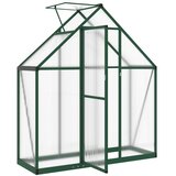  Staklenik s okvirom zeleni 169 x 58 x 195 cm aluminijski | shoptok.hr