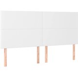  s oprugama i madracem bijeli 200x200 cm umjetna koža | shoptok.hr