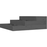Maison Chic Visoka greda - Greda - Cvetlični Lonec siva 78x78x27 cm trdna borovina, (21790267) | Shoptok.si