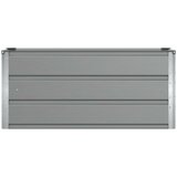  Cvetlično korito Svetlo siva 100 x 40 x 45 cm Jeklo, (5000207545) | Shoptok.si