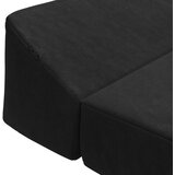SOFA na razvlačenje Crna 120 x 60 x 49 cm Tkanina | Shoptok.si