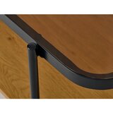 Unique Furniture Klubska mizica s stekleno mizno ploščo v naravni barvi 60x120 cm Hassel – | Shoptok.si