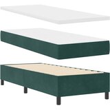  Krevet s opruga kutije Tamnozelena 80 x 200 cm Baršun | shoptok.hr