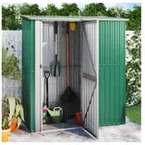Vrtna kolesarska lopa zelena 180,5x97x209,5 cm pocinkano jeklo