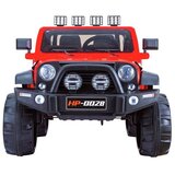 Jeep HP012 Električni automobil za vožnju - crveni Slike