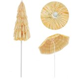  Suncobran za plažu u havajskom stilu 180 cm prirodni | shoptok.hr