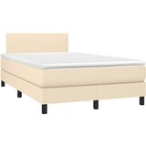  box spring s madracem krem 120 x 190 cm od tkanine | shoptok.hr