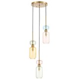 Visilica na sajli MOLLY 3xE14/40W/230V, prečnik 38 cm, šaren | Eponuda.com