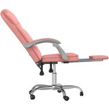  Uredski naslonjač od umjetne kože ružičasti | Eponuda.com